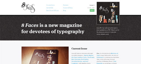 8面臨雜志有一個靈活的網(wǎng)絡布局。